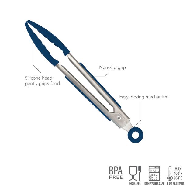 Mini Tip Top Tongs - Deep Indigo by Homeportonline