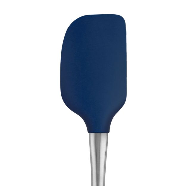 Silicone Spatula w/Stainless Steel Handle - Deep Indigo by Homeportonline