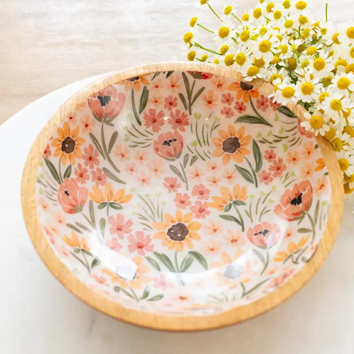 Mango Wood Serving Bowl