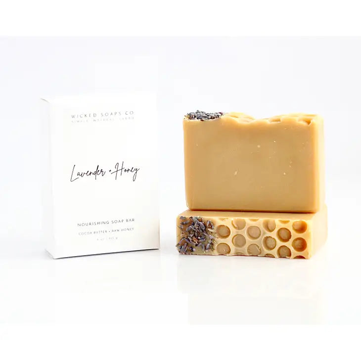Lavender + Honey Nourishing Soap Bar by Wild Lark
