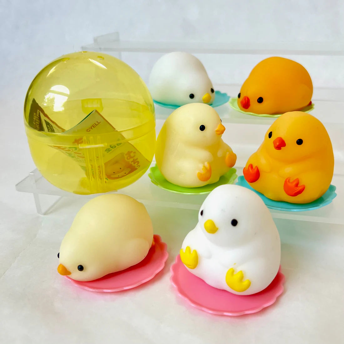 Gashapon Capsule Preschool & Up Chick Soft Squeeze (Sold As An Individual Capsule) by Homeportonline