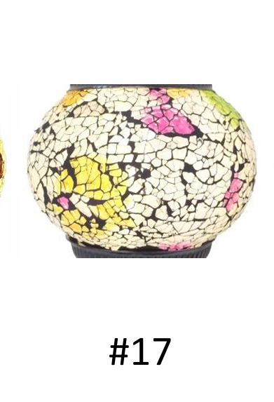 Mosaic Lamp Globe 12" #17 by Homeportonline