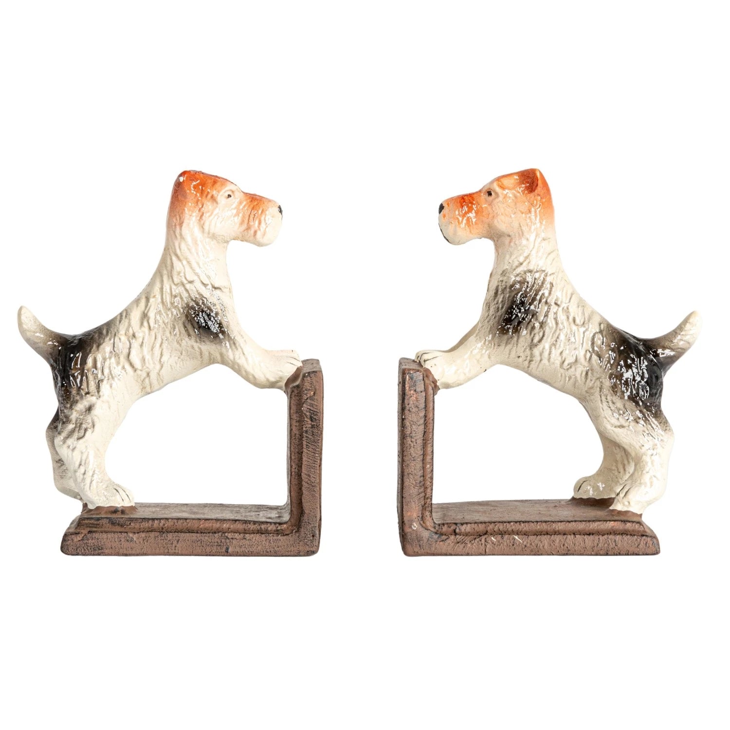Bookends Cast Iron Jack Russell Terrier 5.75"h (Sold as Pair) by Homeportonline
