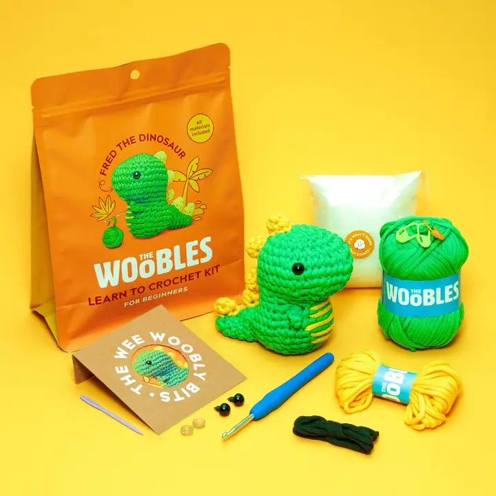 Fred the Dinosaur - Beginner Crochet Kit