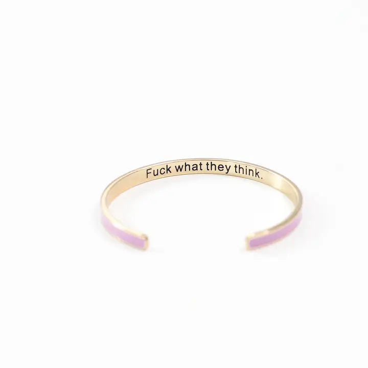 Enamel Bangle Bracelet