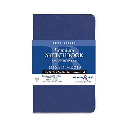 Stillman & Birn Beta Series Sketchbook - 8-1/2  x 5-1/2   Soft Cover  26 Sheets