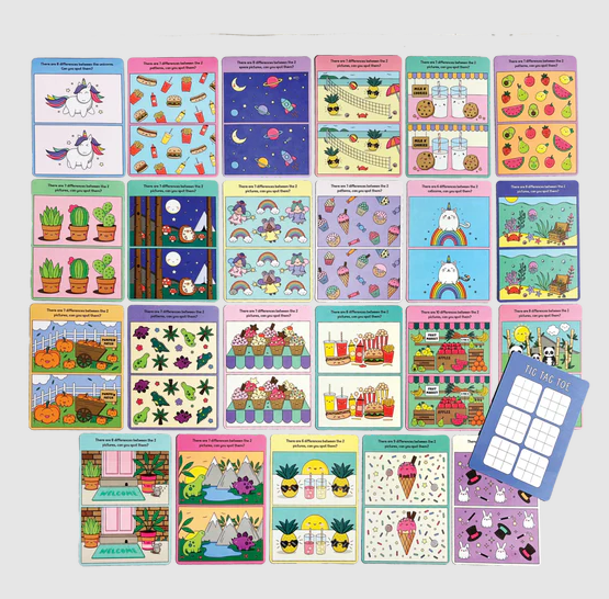 Activity Card Kit Spot The Difference by Homeportonline