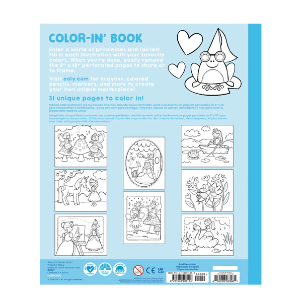Coloring Book Princesses & Fairies by Homeportonline