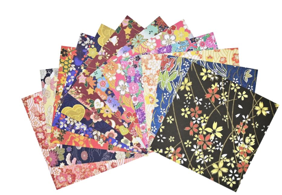 Origami Paper 12 Washi Pattern 500 Sheets by Homeportonline