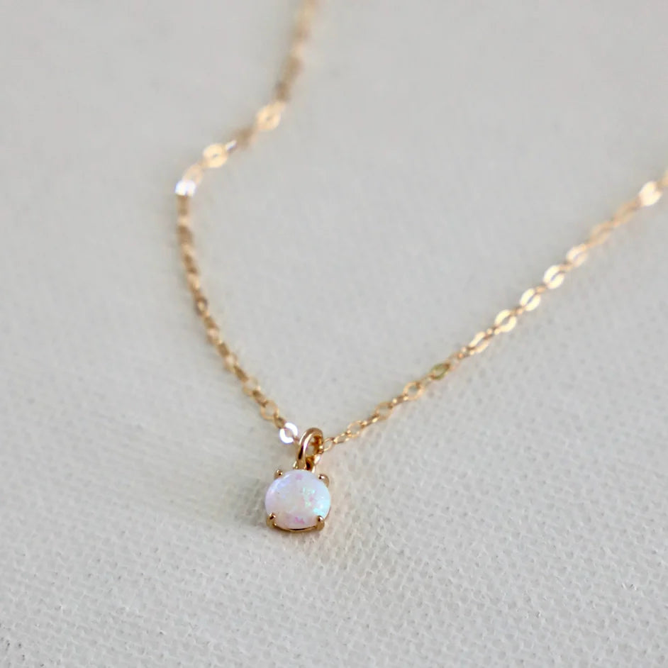 Opal Drop Necklace by Wild Lark