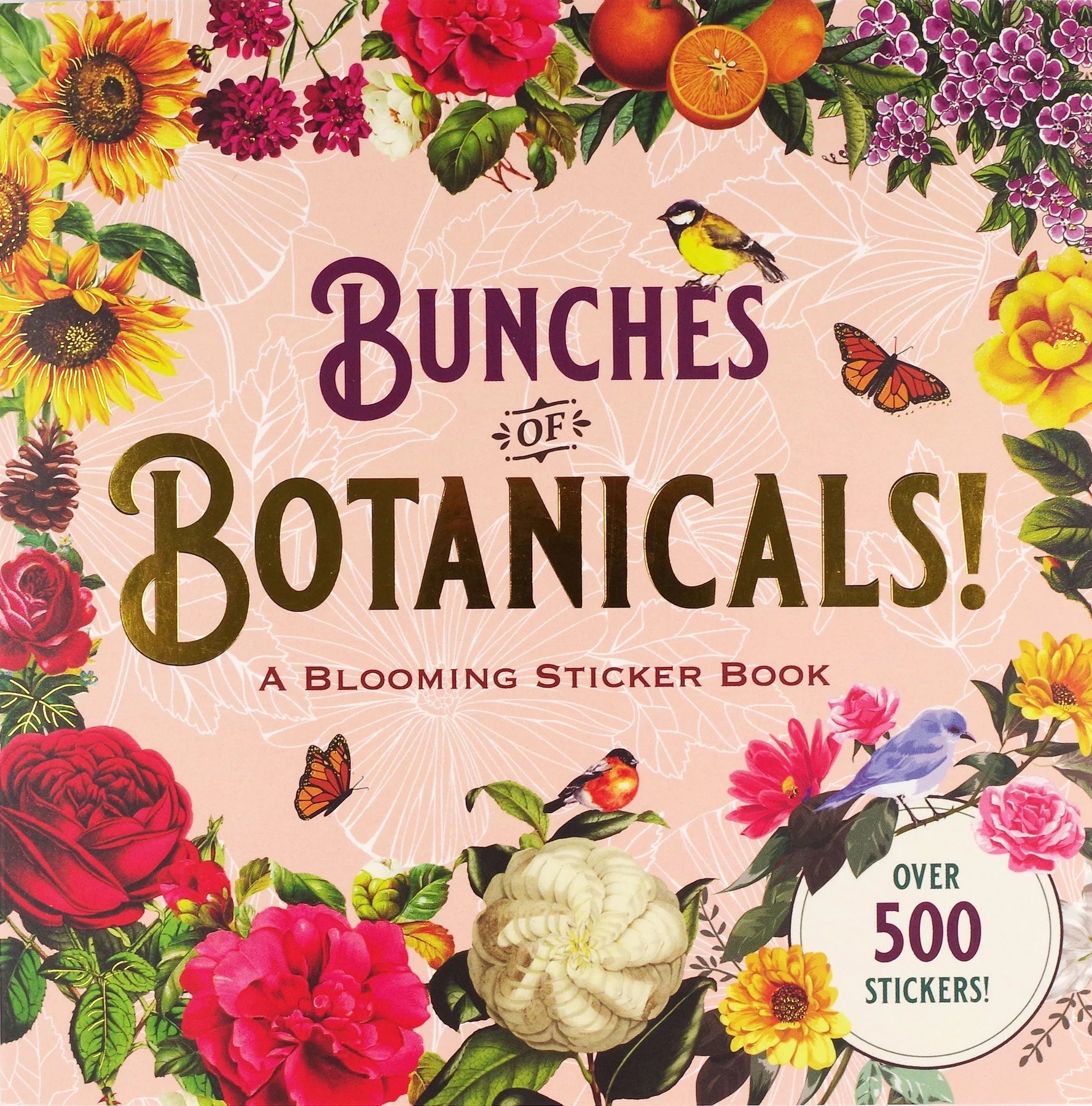 Sticker Book Bunches Of Botanicals by Homeportonline