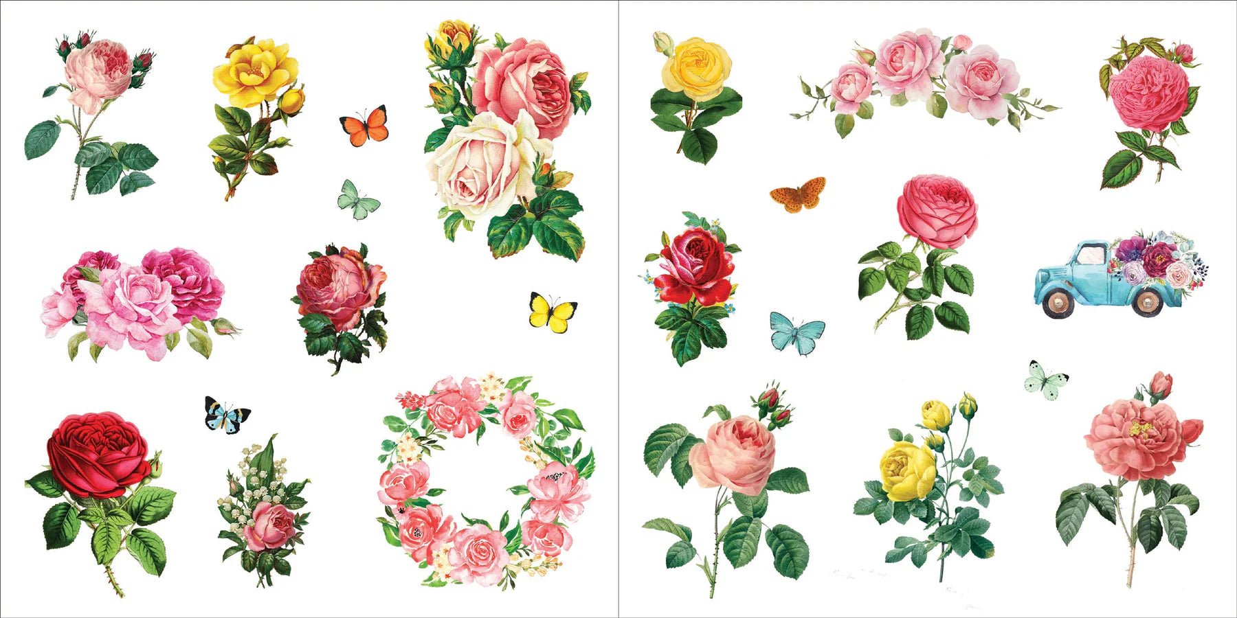 Sticker Book Bunches Of Botanicals by Homeportonline