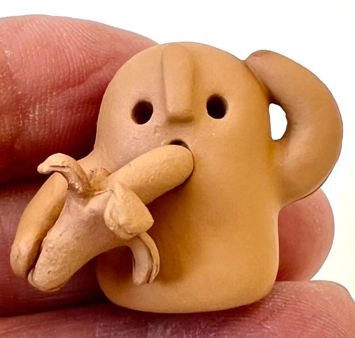 Gashapon Capsule Teen & Up Haniwa Clay Mascot Figurine (Sold As An Individual Capsule) by Homeportonline