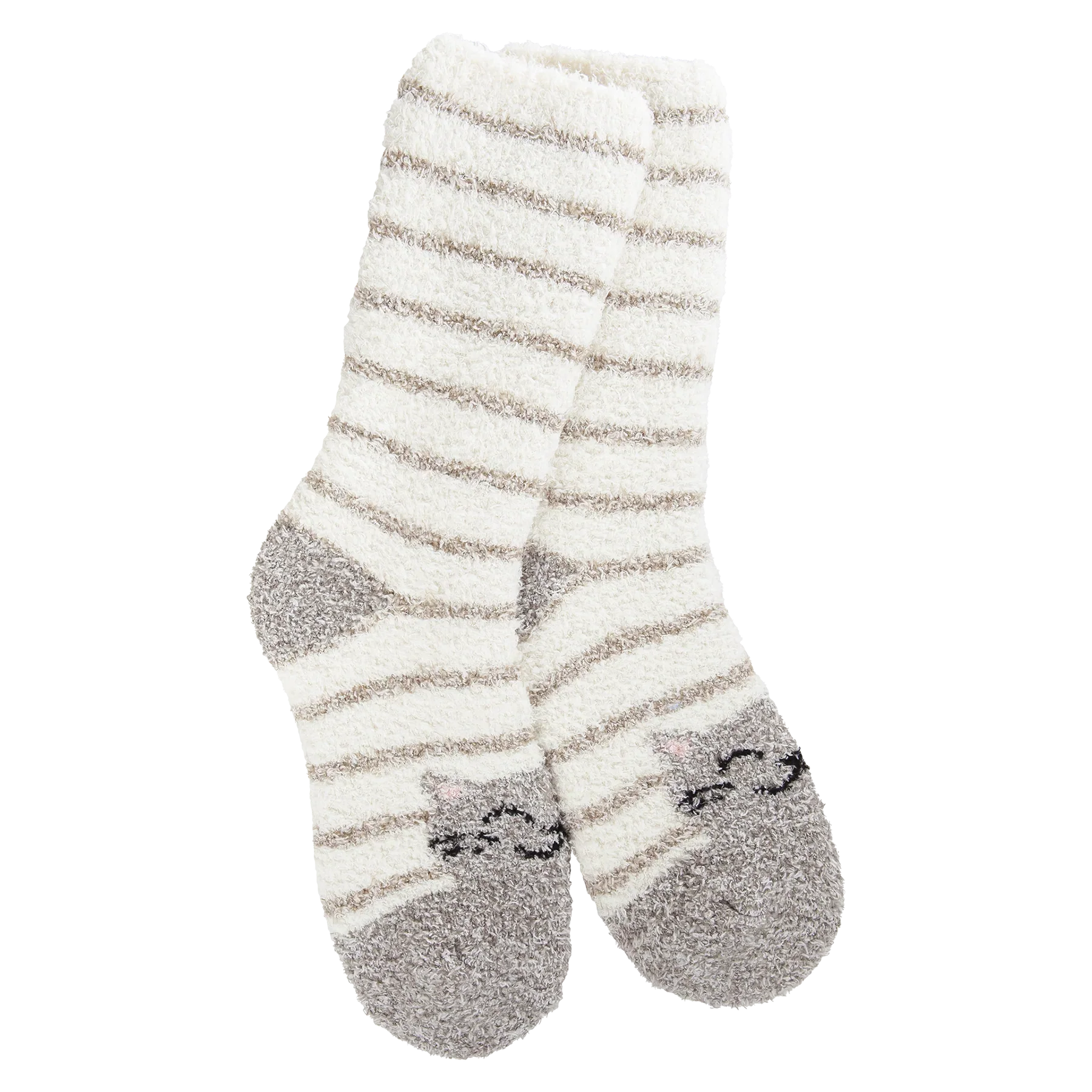 Socks - Knit Pickin' Fireside Crew Cat Stripe by Homeportonline