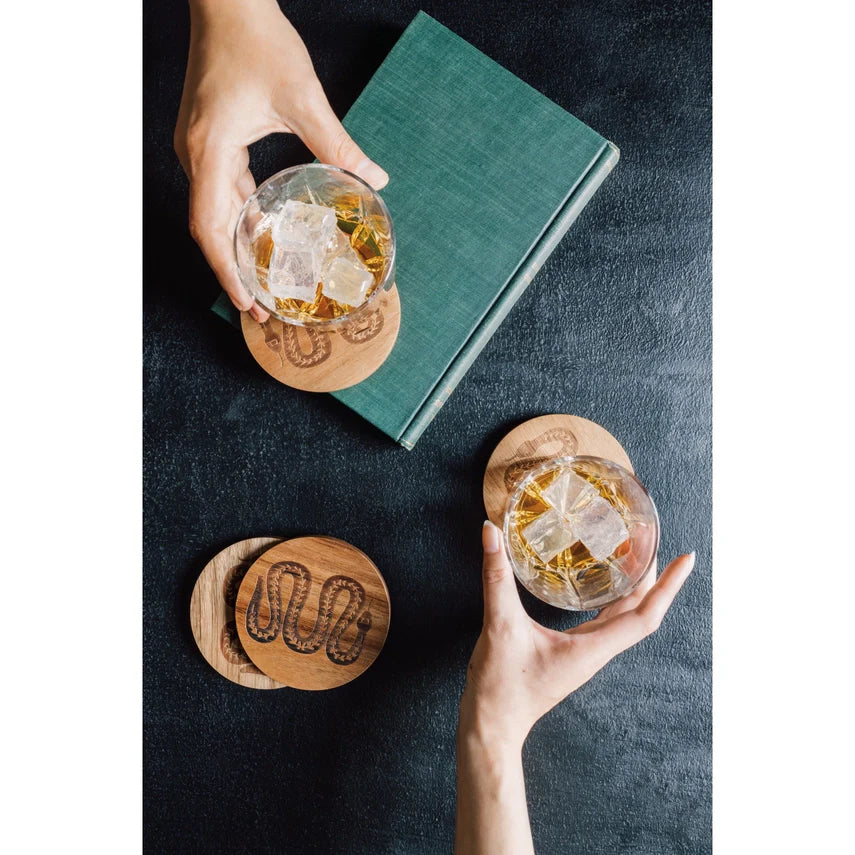 Engraved Coasters Set of 4