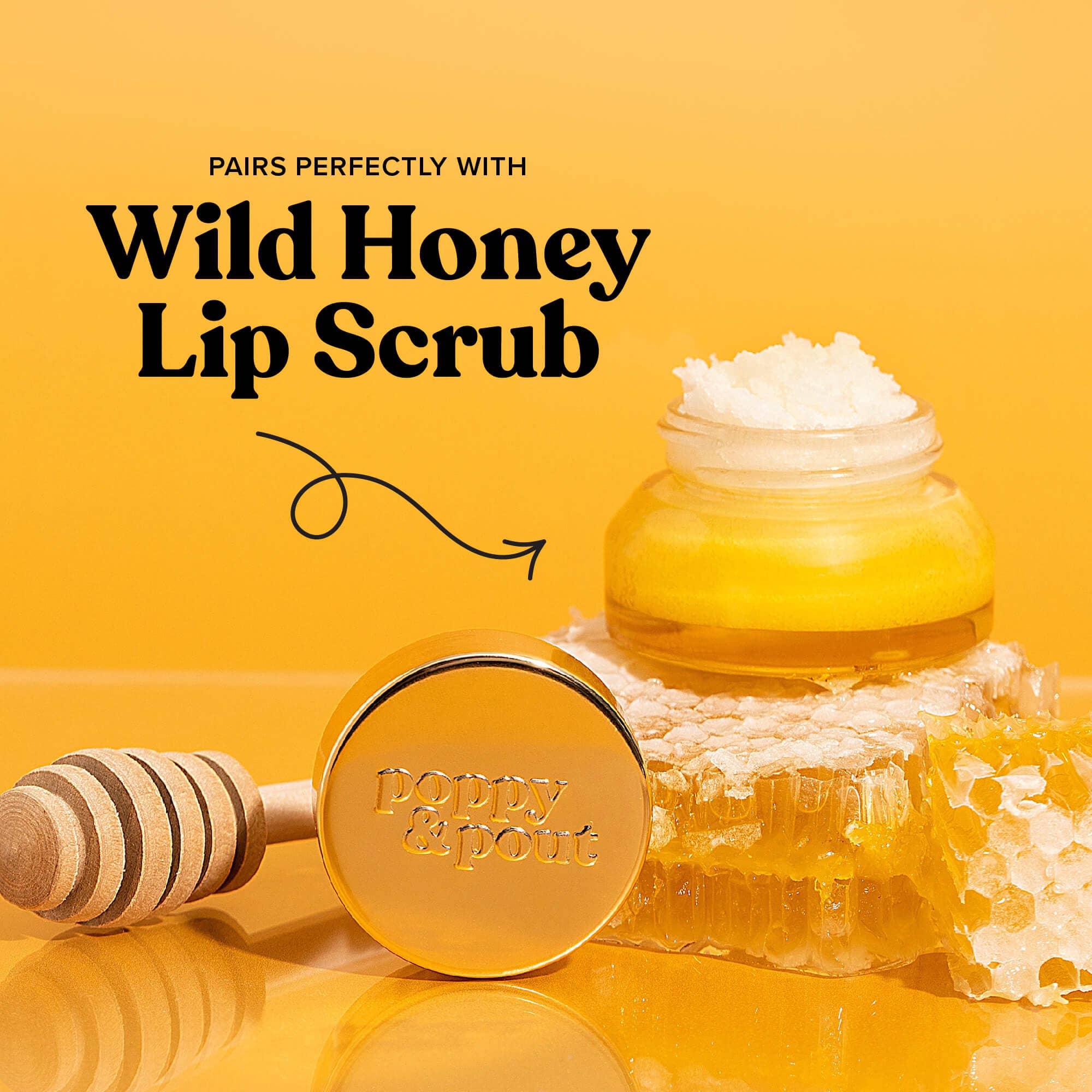 Poppy & Pout Lip Balm, Wild Honey by Dear Lucy