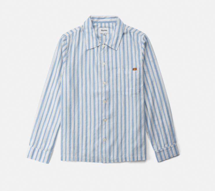 Rhythm Stripe Long Sleeve Shirt by Harbour Thread