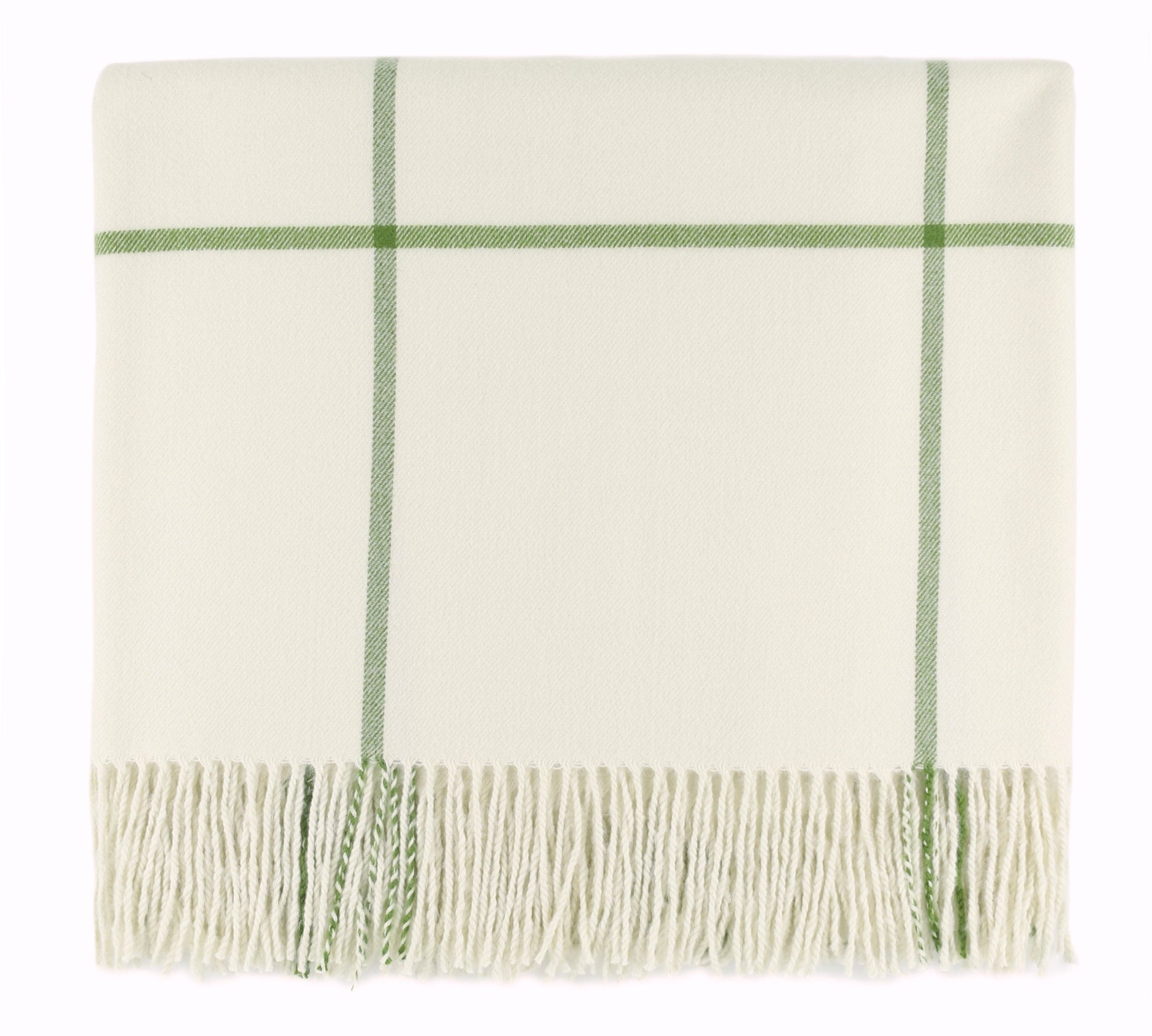 Throw Blanket Glasgow Ivory 50" x 68" by Homeportonline