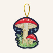 Sale!Mushroom Fern Ornament