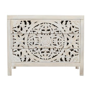 Jolie Accent Chest Mango Wood White by Homeportonline