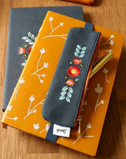 Samantha and Evelynn Embroidered Journal and Notebook Pouch by Wild Lark
