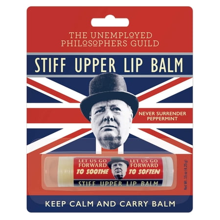 Lip Balm - Stiff Upper - Peppermint Flavor New 5366