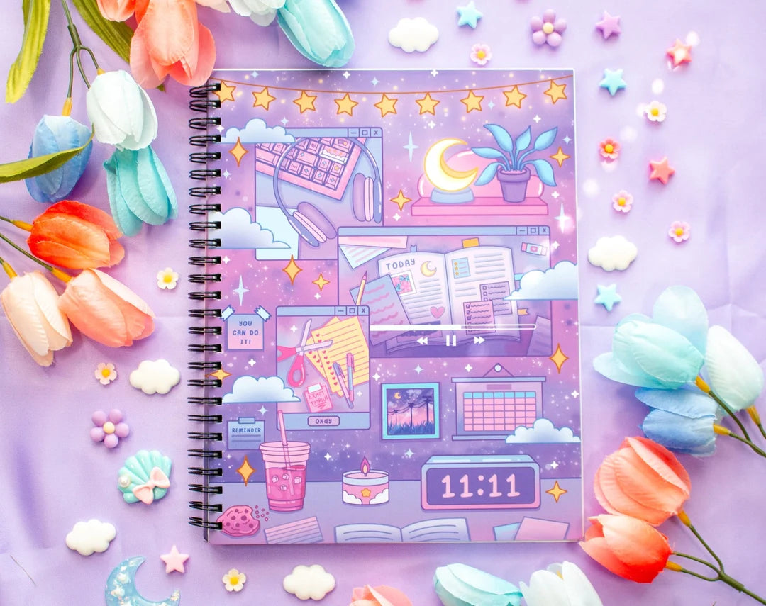 Spiral Lined Notebook (7x9")