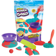 Kinetic Sand Mold n' Flow Red & Teal Play Sand 1.5lbs by Homeportonline