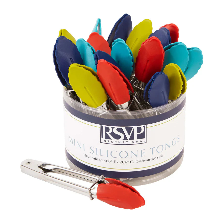 Mini Silicone Tongs by Kiss the Cook