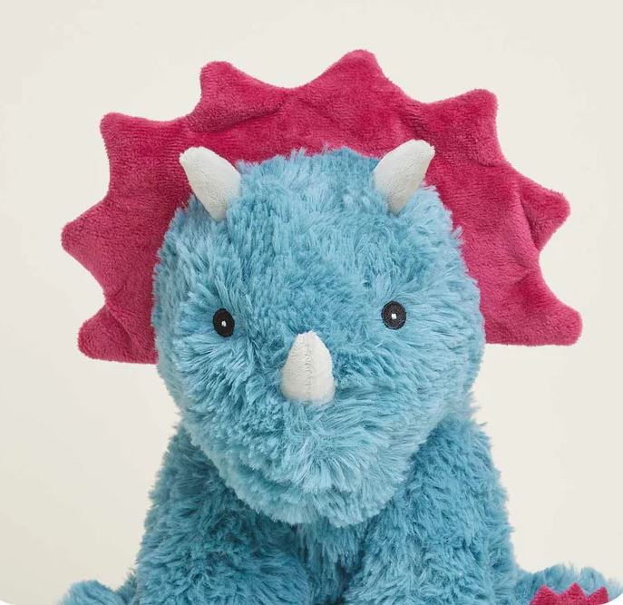 Warmies Dino Triceratops Turquoise & Red by Homeportonline