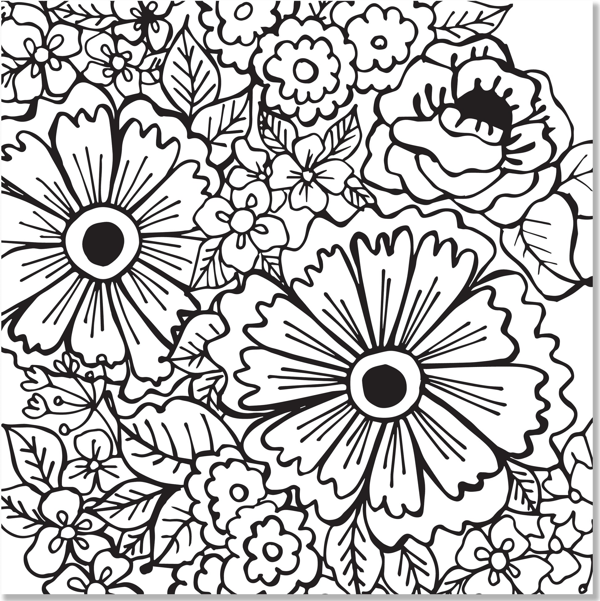 Artist's Adult Coloring Book Joyful Designs by Homeportonline