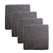 Square Slate Coasters by Homeportonline