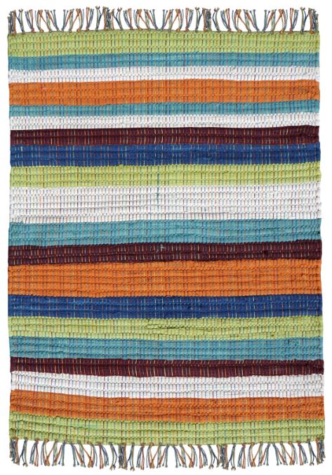 Lido Rag Rug Cotton Horizon 2' x 3' by Homeportonline