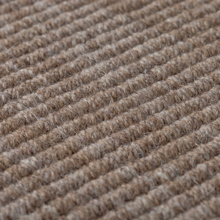 Monaco Boucle Wool Rug Mocha 5' X 7'6" by Homeportonline