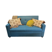 Steven Sleeper Loveseat Teal (Pillows & Throw Sold Separately) by Homeportonline