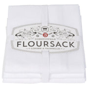 White Floursack Dishtowels Set of 3 by Homeportonline