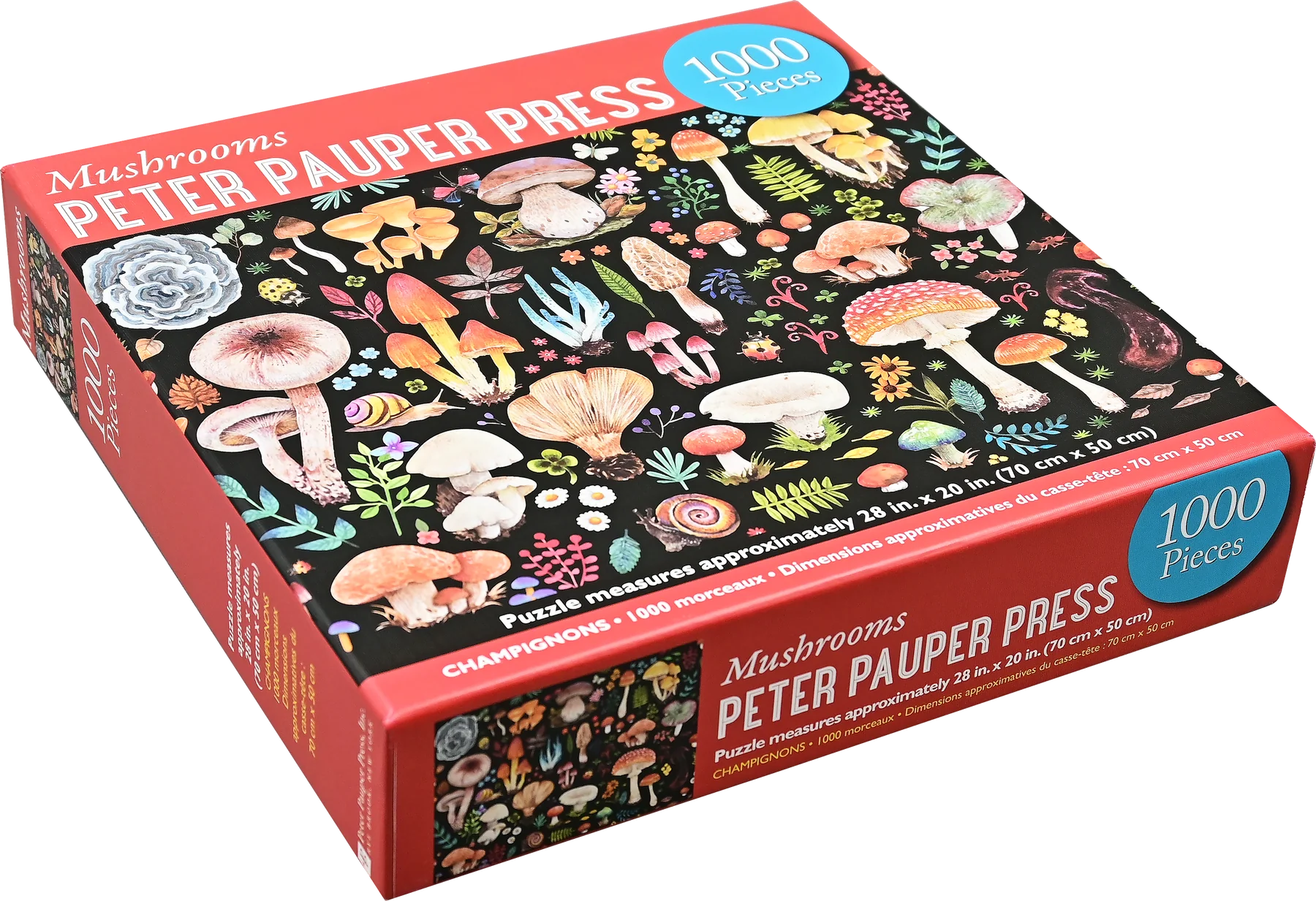 Puzzle 1000 Piece Mushrooms by Homeportonline