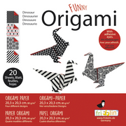Funny Origami 20cm x 20cm Dinosaurs by Homeportonline