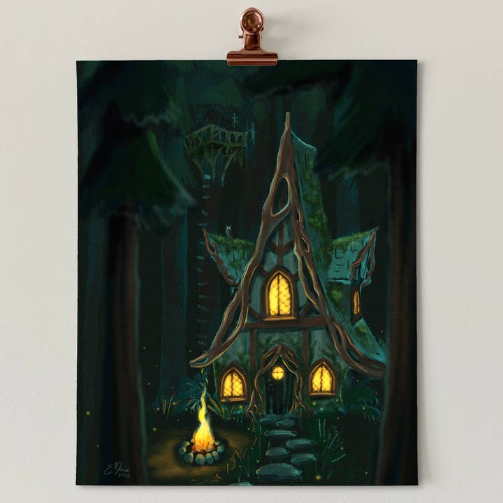 The Cabin 8x10 Art Print