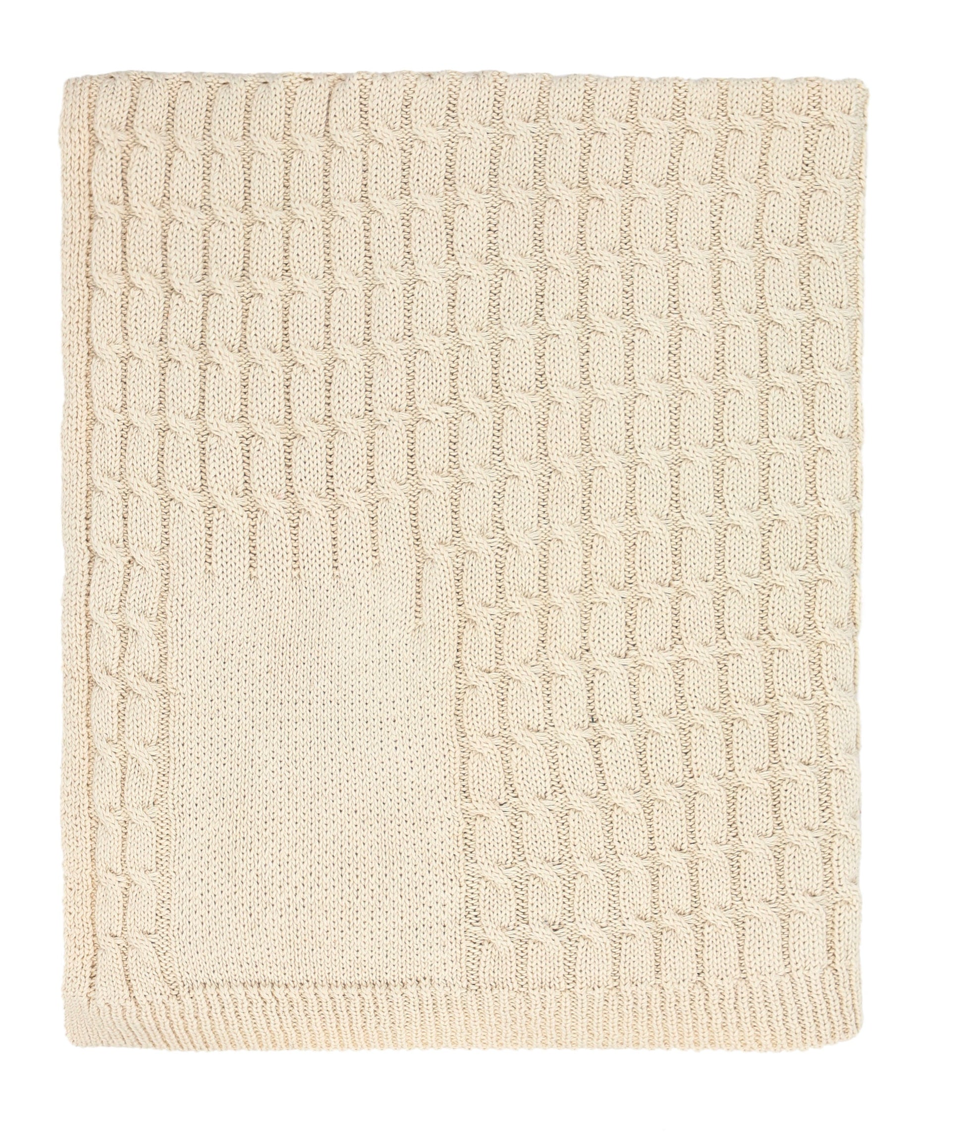Throw Blanket Cuddle Natural 30" x 40" by Homeportonline
