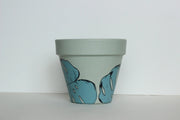 Monstera Pattern Planter + Saucer
