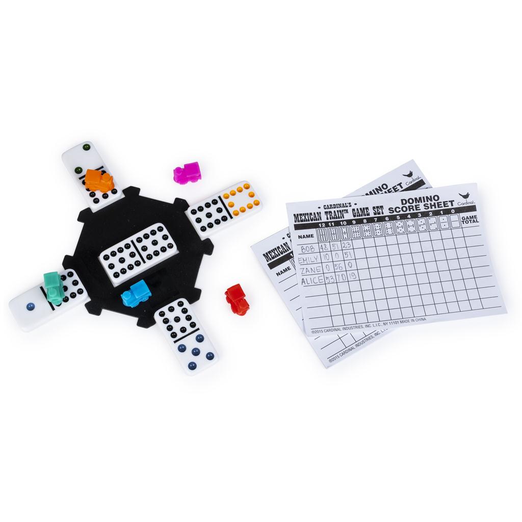 Game Dominoes Mexican Train in Aluminum Carry Case by Homeportonline