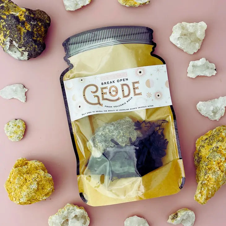 Break Open Crystal Geode Gift