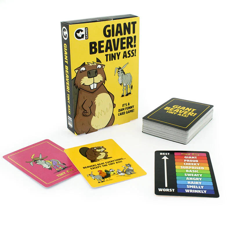 Card Game Giant Beaver! Tiny Ass! by Homeportonline