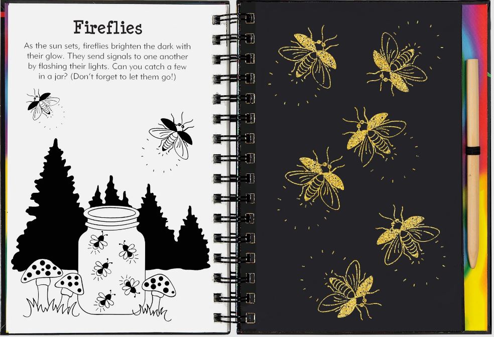 Scratch And Sketch Trace Along Activity Book Sparkle by Homeportonline