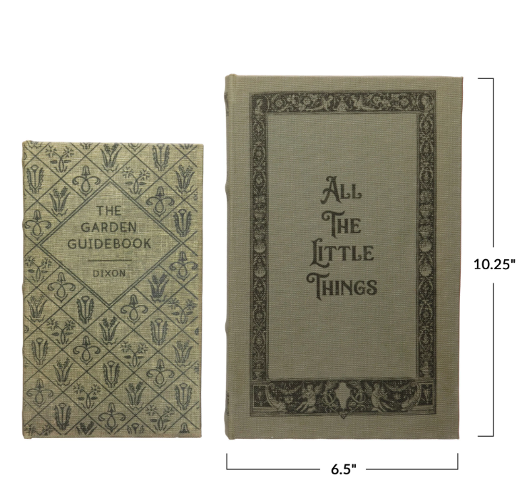 Book Storage Box Small "The Garden Guidebook " by Homeportonline