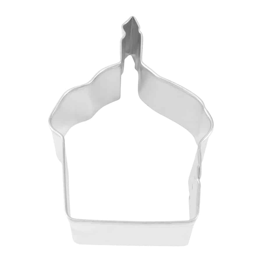 Cupcake with Candle Cookie Cutter by Kiss the Cook