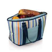 Topanga Cooler Tote - St. Tropez Sky Blue/Multi Stripes by Homeportonline