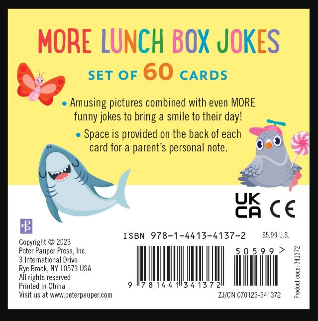 Noteworthy Card Deck Lunch Box Notes More Jokes by Homeportonline
