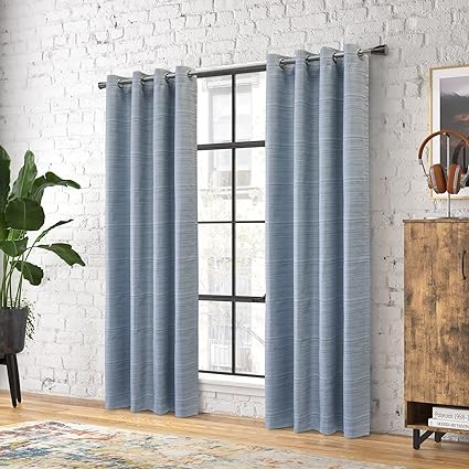 Solstice Grommet Panel 52" x 84" Navy by Homeportonline